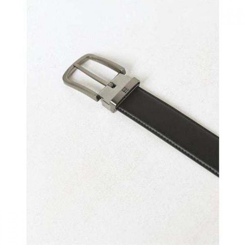 Daks Buckle Dd Logo Embossed Cowhide Belt Black Dbbe6f045bk