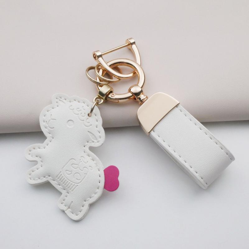 2027 Year Of The Sheep Pu Leather Goat Bag Hanging Pendant Cute Design For Decorating Handbags Backpacks Keyrings