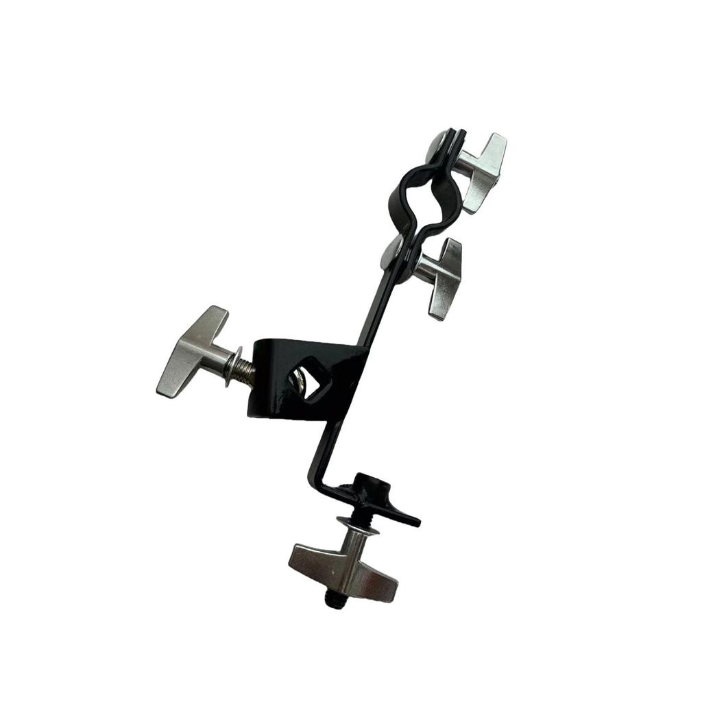Multi-Functional Musical Instrument Stand Extension Clip for Cowbell, Wind Chime, Jazz Drum, and Cymbal