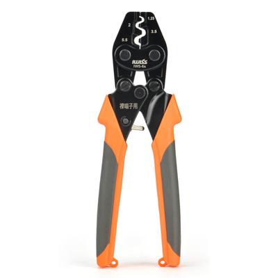 IWISS IWS-6S Crimping Tool for Bare Crimp Terminals and Sleeves, Compatible with 1.25/2/3.5/5.5 Sq.