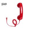 Smartphone Accessory Vintage Telephone Receiver for Cell Phone, 3.5mm Type-C Wired Universal Handset Retro Phone Handset, Handheld Ergonomic