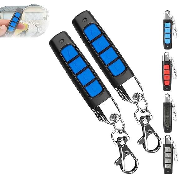4-in-1 Remote Control Duplicator, Remote Control Duplicator for Cars, Wireless Cloning Key Fob Duplicator, 433MHz Copy Remote Controller, Universal