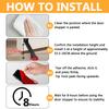 White Door Stopper, No Drilling Required, Easy Self-Adhesive Installation, Noise Insulation Under the Door, Anti-Slip Pads