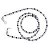 100 Days of School Old Lady Wig Costume Grandma Wig Glasses Necklace Old Lady Cosplay Set for Halloween Dress Up Party
