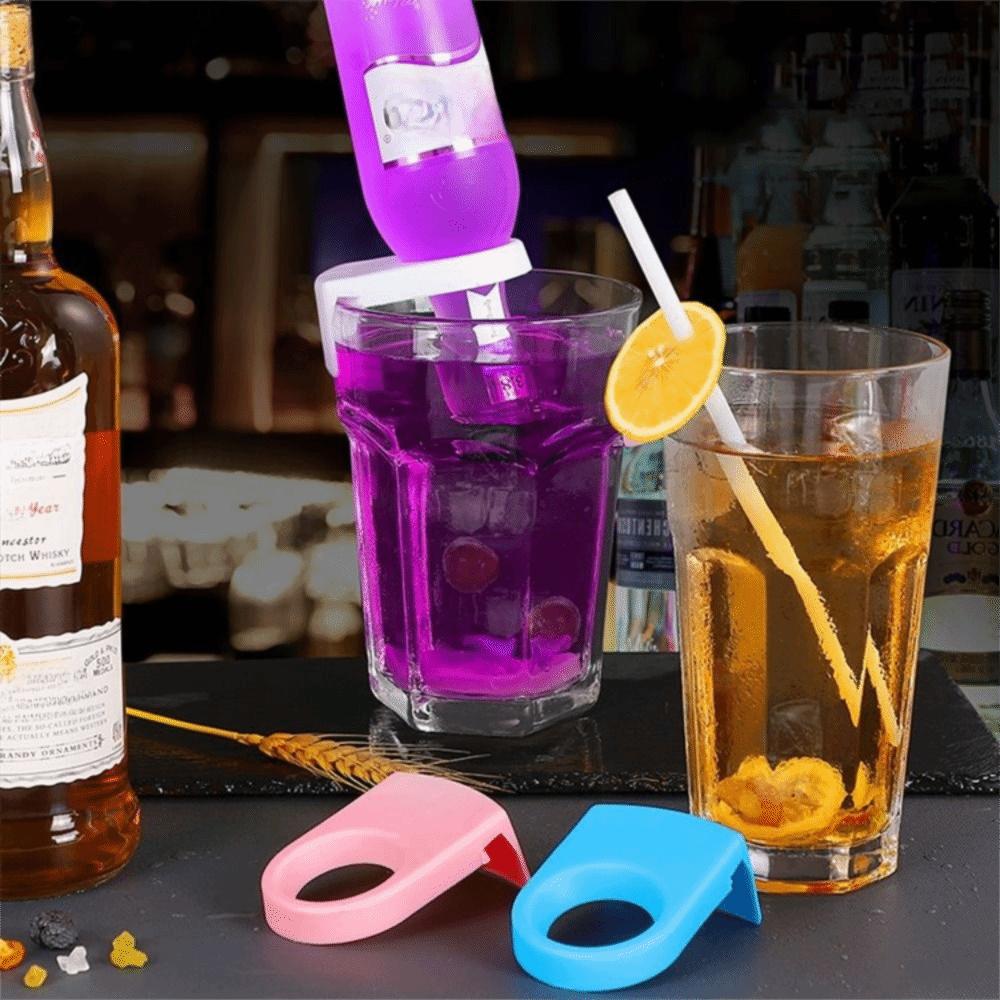 5Pcs Thicken Drink Snaps Colorful Beer Bottle Holders Drink Tools Bottle Buckle Club