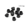 10 stuks zwarte rubberen ronde kast instrument koffer voeten voet ronde bumpers pads
