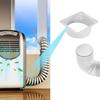 Air Conditioner Exhaust Hose Coupler Universal Thread Square to Round Portable Exhaust Duct Hose Adapter Accessories