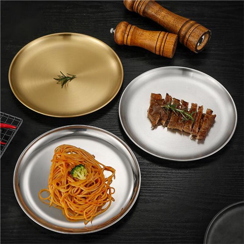 Qianhua Zhike Stainless Steel Round Serving Plate