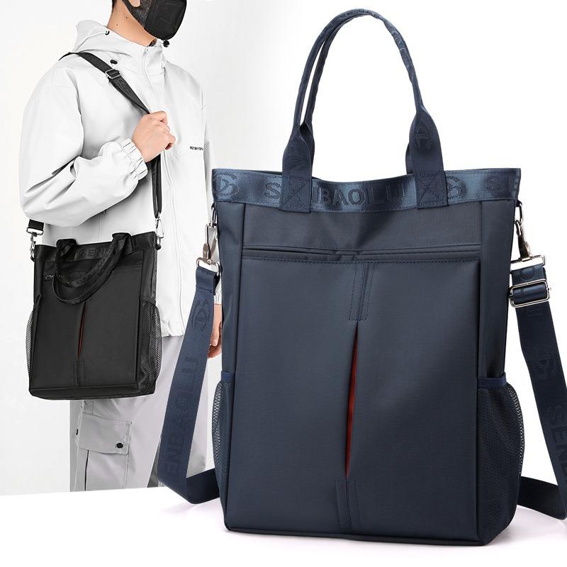 Men's Busin Casual Laptop Bag 4/5.6 Inch Notebook Cuter Bag Simple Leisure Single oulder Bag Ox Cloth Zipper 2026 handbags