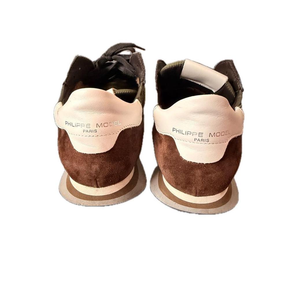 Used PHILIPPE MODEL Size 43 Philippe model sneakers khaki system