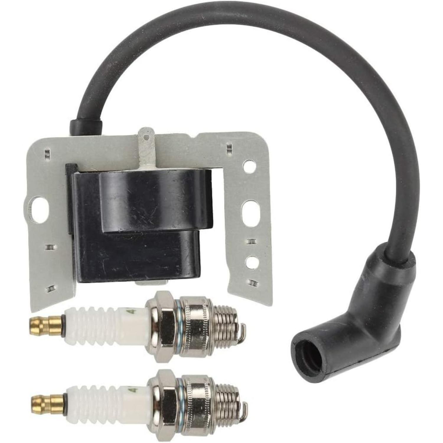 Ignition Coil with Spark Plug for 34443 34443A 34443B 34443C Solid State Module for Tecumseh AV520 LH195 OH195 TH139 TV085 TVM140 TVXL840 VLV126 C