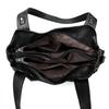 Women PU Leather Tote Shoulder Bag Large Capacity Multi Zipper Pockets Handbag Detachable Crossbody Strap Soft Vintage Casual Daily Shopping