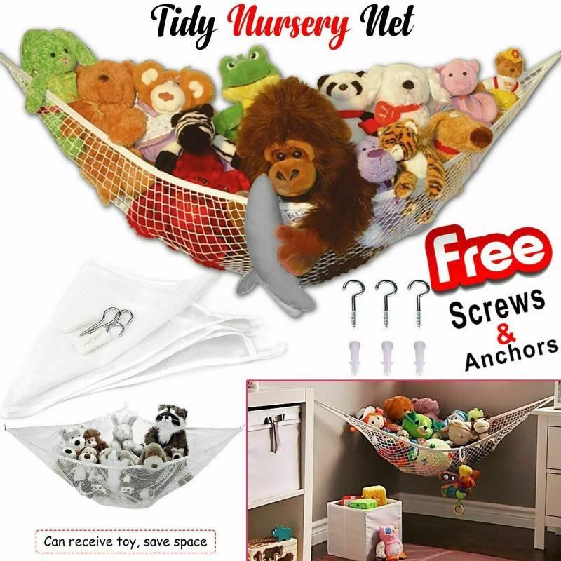 Kid Hammock Toy Net Organize Corner Plush Toys Chlid Doll Storage Mesh Bag Net