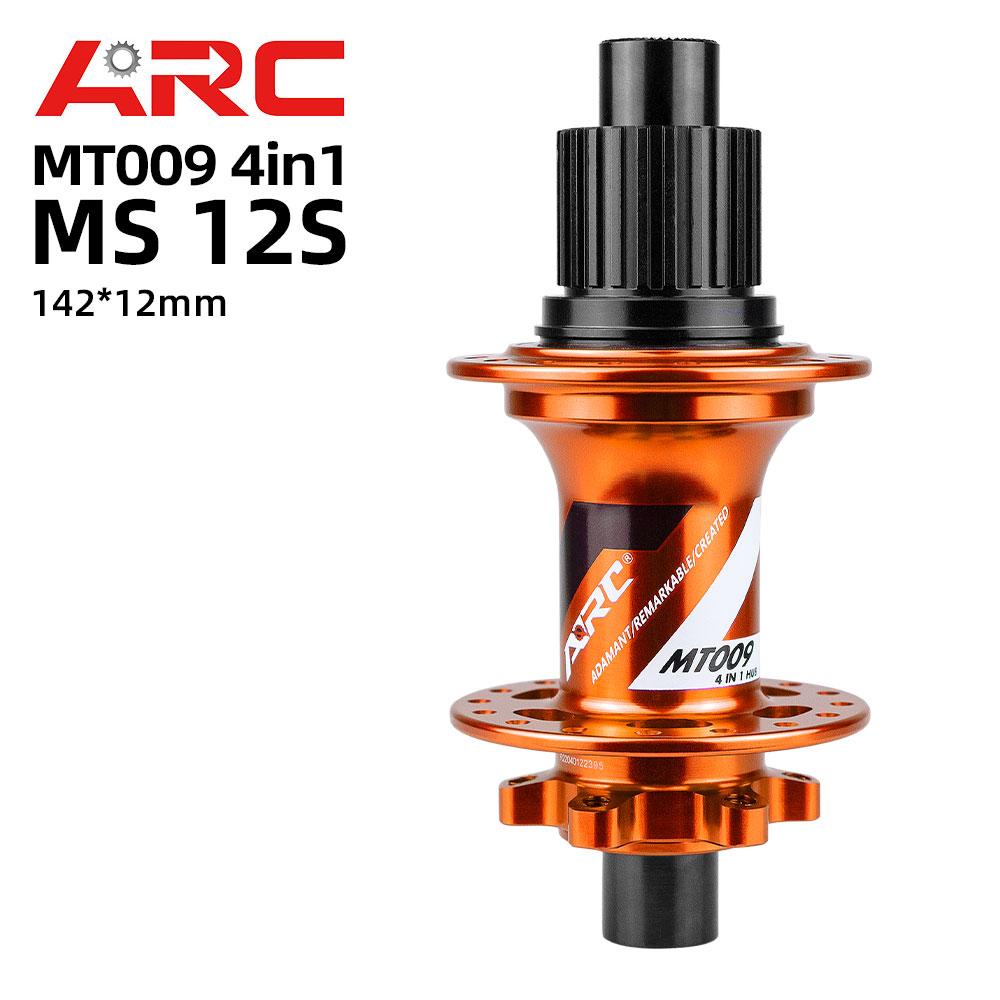 ARC MT009 Front Rear Bicycle Hubs 32 Holes MTB Mountain Bike NBK Sealed Bearing Hub 6 Pawls 114 Clicks Noise HG XD MS 8-12-Speed