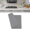 Dish Drying Mat Silicone Non Slip Heat Resistant Hot Pot Dish Pad for Kitchen Counter Table Under Sink Drawer Liner
