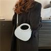 Fashionable Shoulder Bag for Women PU Messengers Bag Half Moon Crossbody Bag