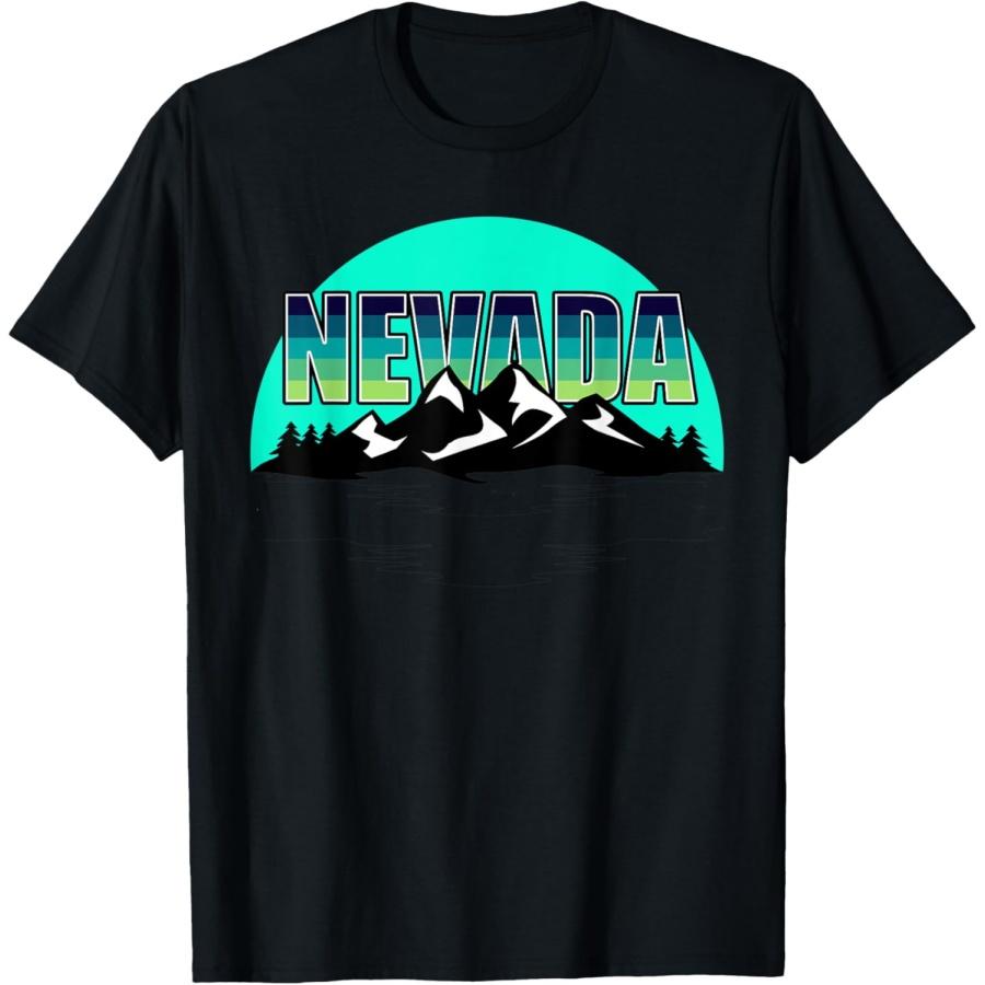 

Nevada Mountains Sunset Moonrise Nature Hiking T-Shirt XXXXXL чорний