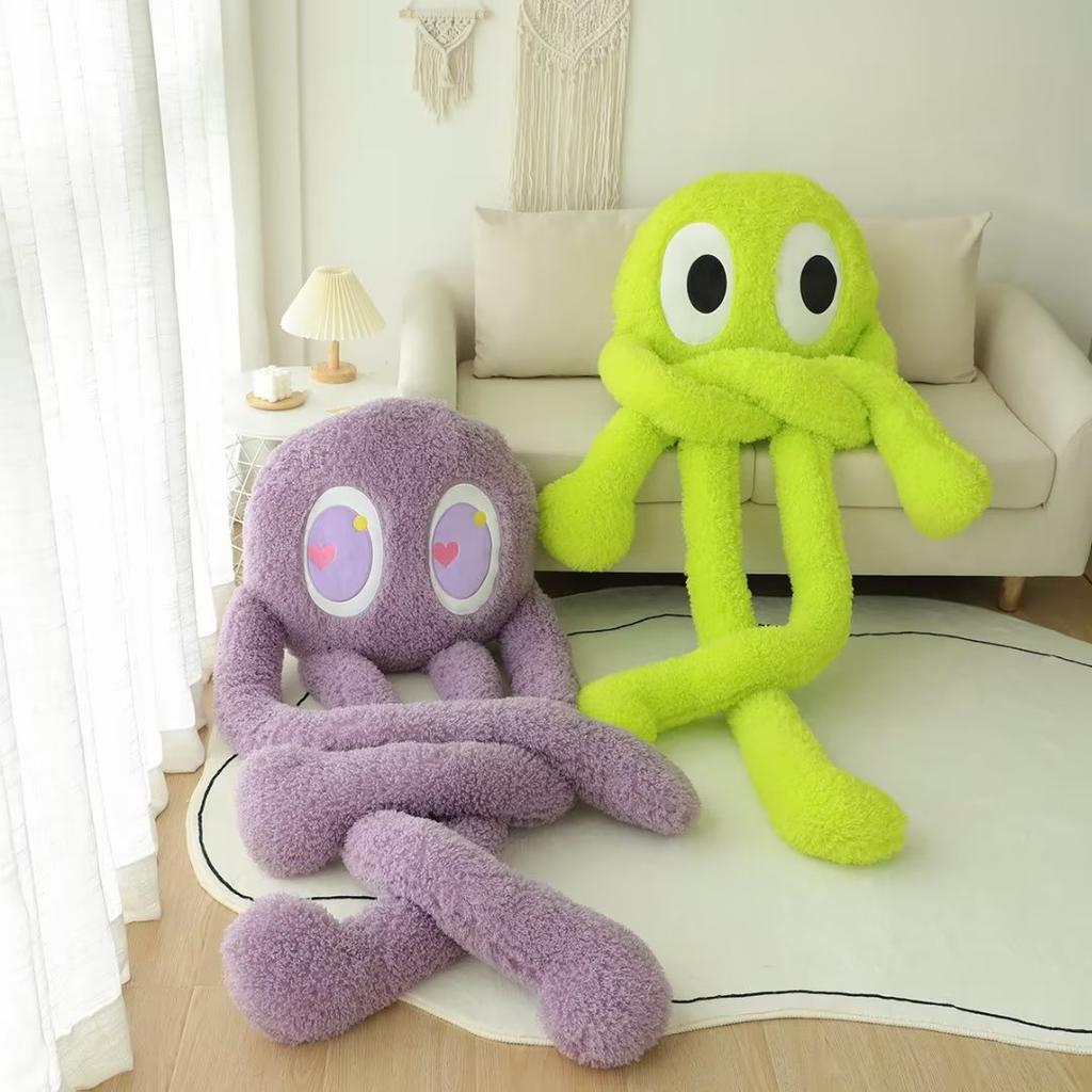200cm Giant Long Legs Octopus Plush Toy Stuffed Soft Animal Octopus Squid Creative Room Sofa Decor Cute Doll Children Funny Gift