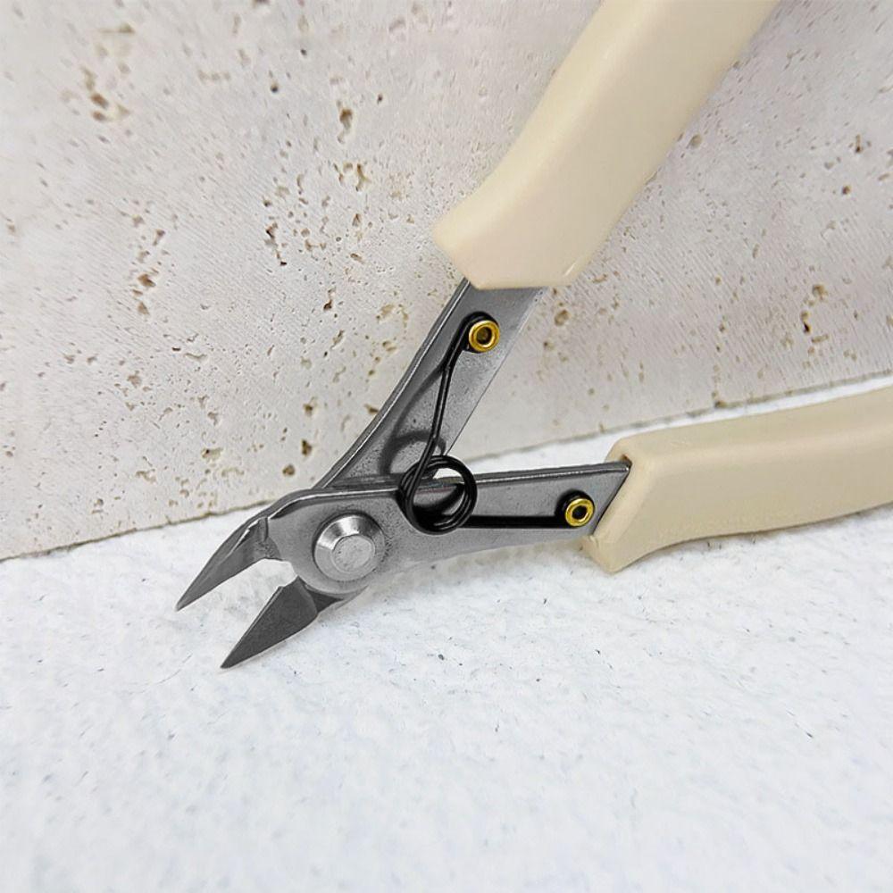 Pointed Nose Professional Nail Clipper Flat Nose Zircon Jewelry Cutting Machine  Manicure
