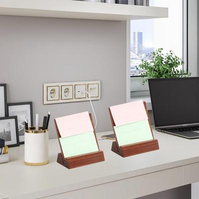 Wooden Place Card Holder Rustic Desk Calendar Wedding Banquet Restaurant Table Number Card Stand Photo Picture Display Base