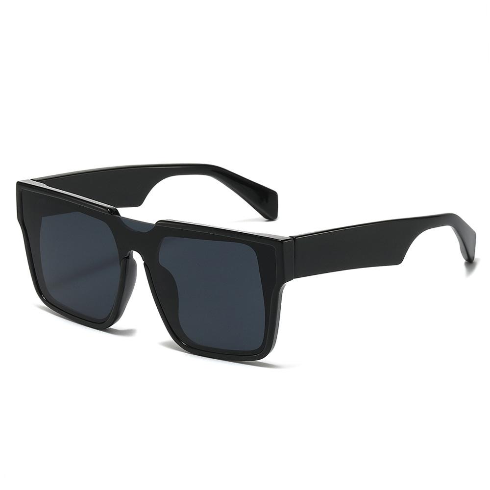 

New Luxury Leopard Gradient Square Integrated Women Sunglasses Brand Design Personalized Sunshade Cycling Men Sun Glasses Uv400 as picture