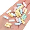 [6x15mm] 5pcs/Bag Cuboid Beads Colored Ceramic Beads Charm Loose Spacer Beads for Earring Bracelet Necklace DIY Jewelry Making Accessories