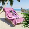 Aphmau Print Beach Towel, Large Soft Quick Dry Towel for Beach Camping Swimming