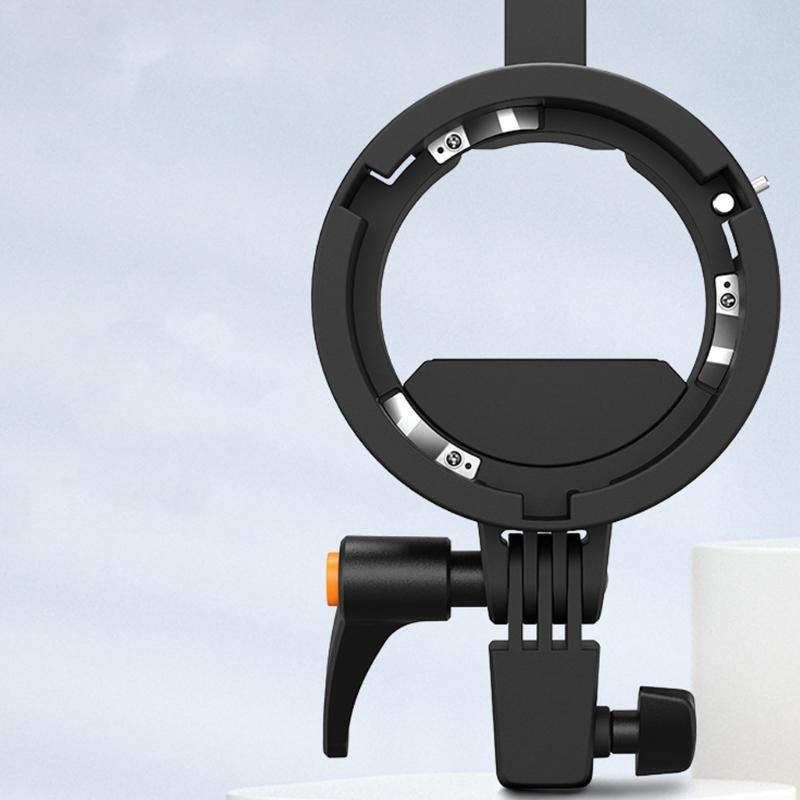 Universal Flash Bracket For F1250,F1200,TR950II Studio Lights With MultiAngle Positioning Bowen Mount Compatibility
