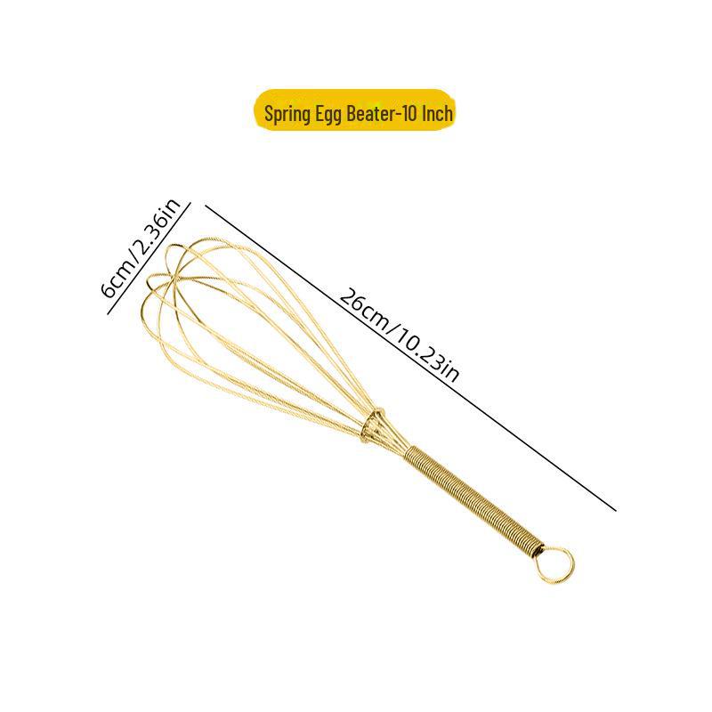 Stainless Steel Handheld Egg Beater & Milk Frother