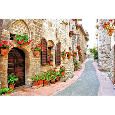 Bordado de Diamantes 5D Hermoso Pueblo Pintura de Diamantes DIY Punto de Cruz Aguja de Taladro Manualidades