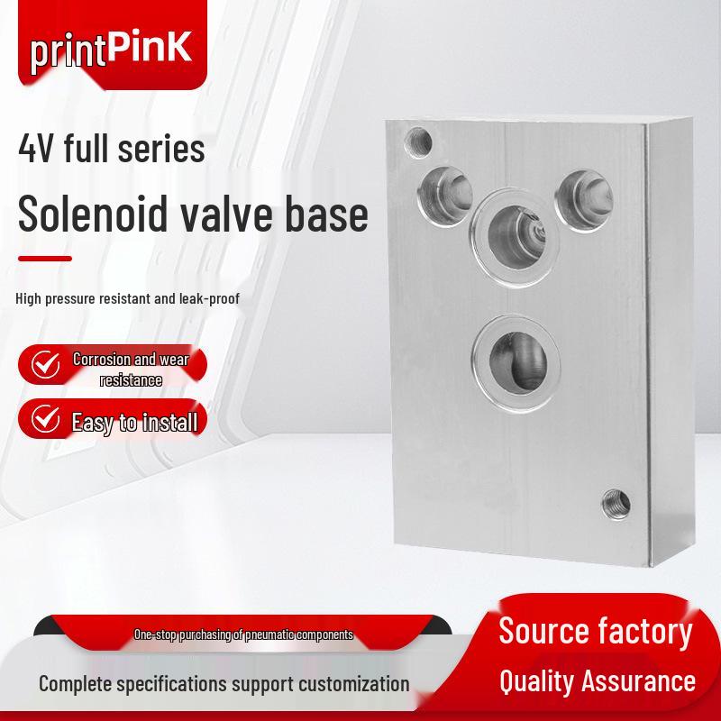 

2636 Series Vertical Solenoid Valve Cylinder Mounting Base 4V-210 base