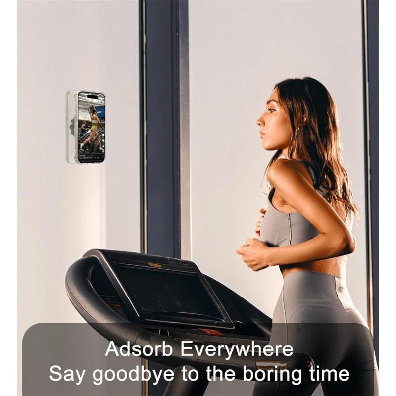 Strong Magnetic Hands Free Silicone Suction Cup Phone Grip Holder for Magsafe Universal Selfies Videos Mac Safe Lazy Mount Stand