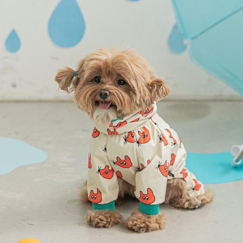 Dog Raincoat Waterproof Jacket Clothes Dog Raincoat Waterproof for Small Dog Labrador Doberman Clothes Pet Accessories S-5XL S белый