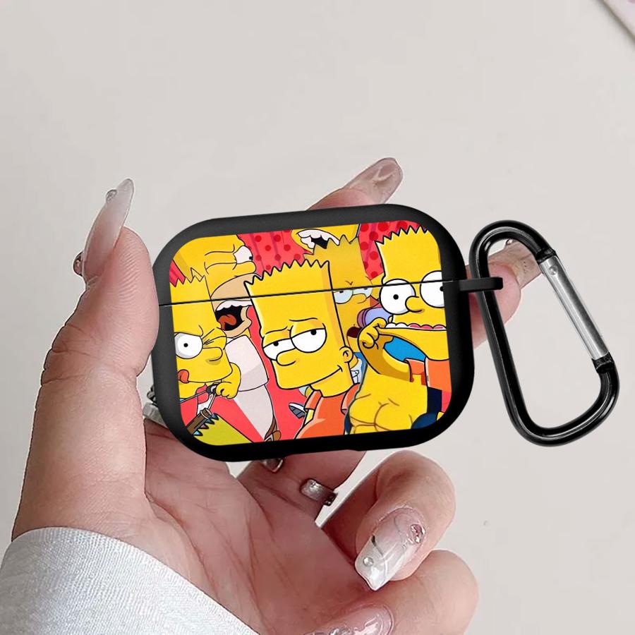 Case For Airpods Pro3 2 Pro2 4 3 Pro 1 Earphone Cases Cover Homer Cute Simpsons