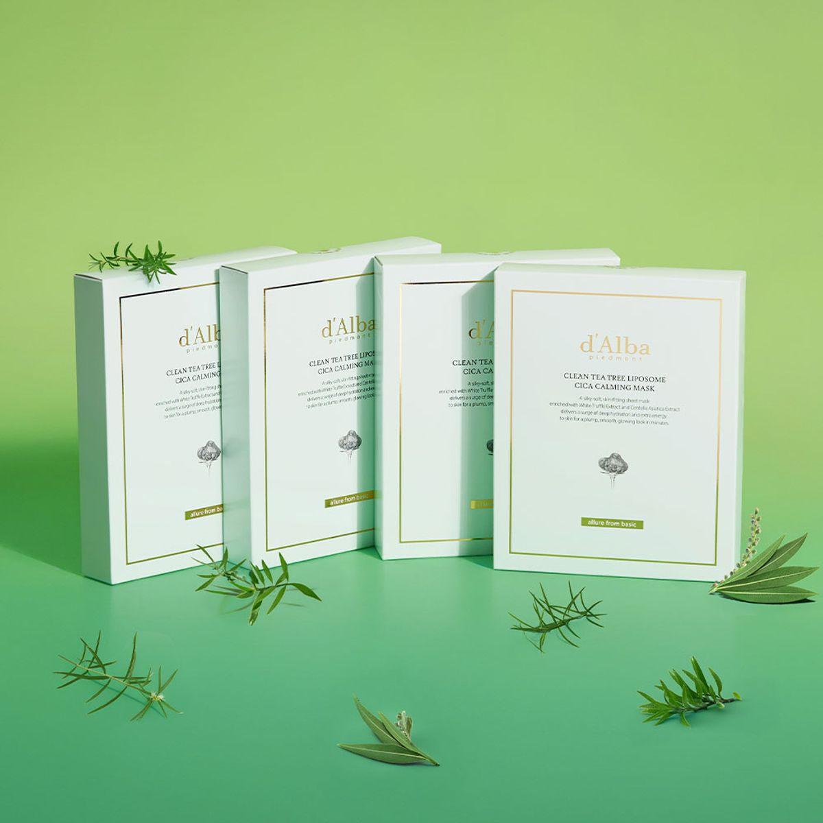 Clean Tea Tree Liposome Cica Calming Mask 4 Boxes (20 Sheets)