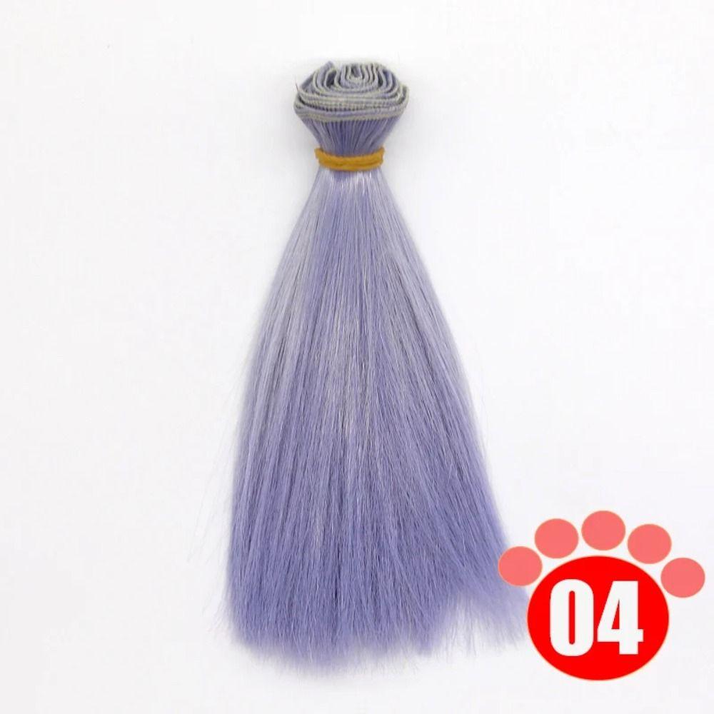 15*100CM Doll Hair Colorful Children Toy Gift 2024 Bjd Wig  for 1/4 1/6 1/8 Bjd