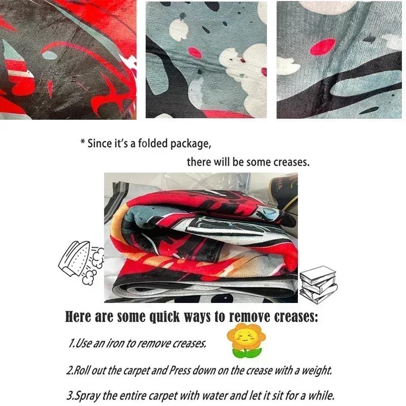 New Evil Eye Print Area Rug for Home Living Room Bedroom Kitchen Rug Non-slip Flannel Rug Machine Washable Floor Mat