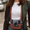 Soft PU Leather Camera Case for Wide Instants Camera Silicone Protectors Bag with Removable Straps