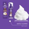 50ML Blueberry Pet Hair Shampoo Gentle Formula Cleaning Hair Dirts Lasting Fruit Fragrance Smoothing No Rinse Pet Hair Shampoo