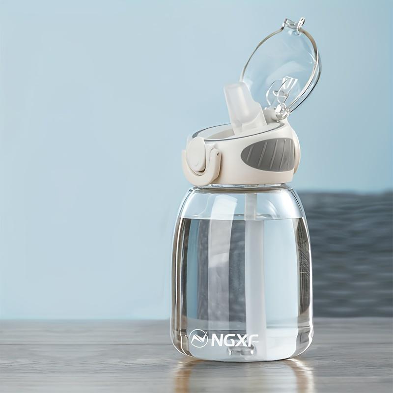 Leak Proof Portable Water Bottle Cute, Compact Design for Men Women, PVC Free Plastic, Ideal for Outdoor Activities Travel