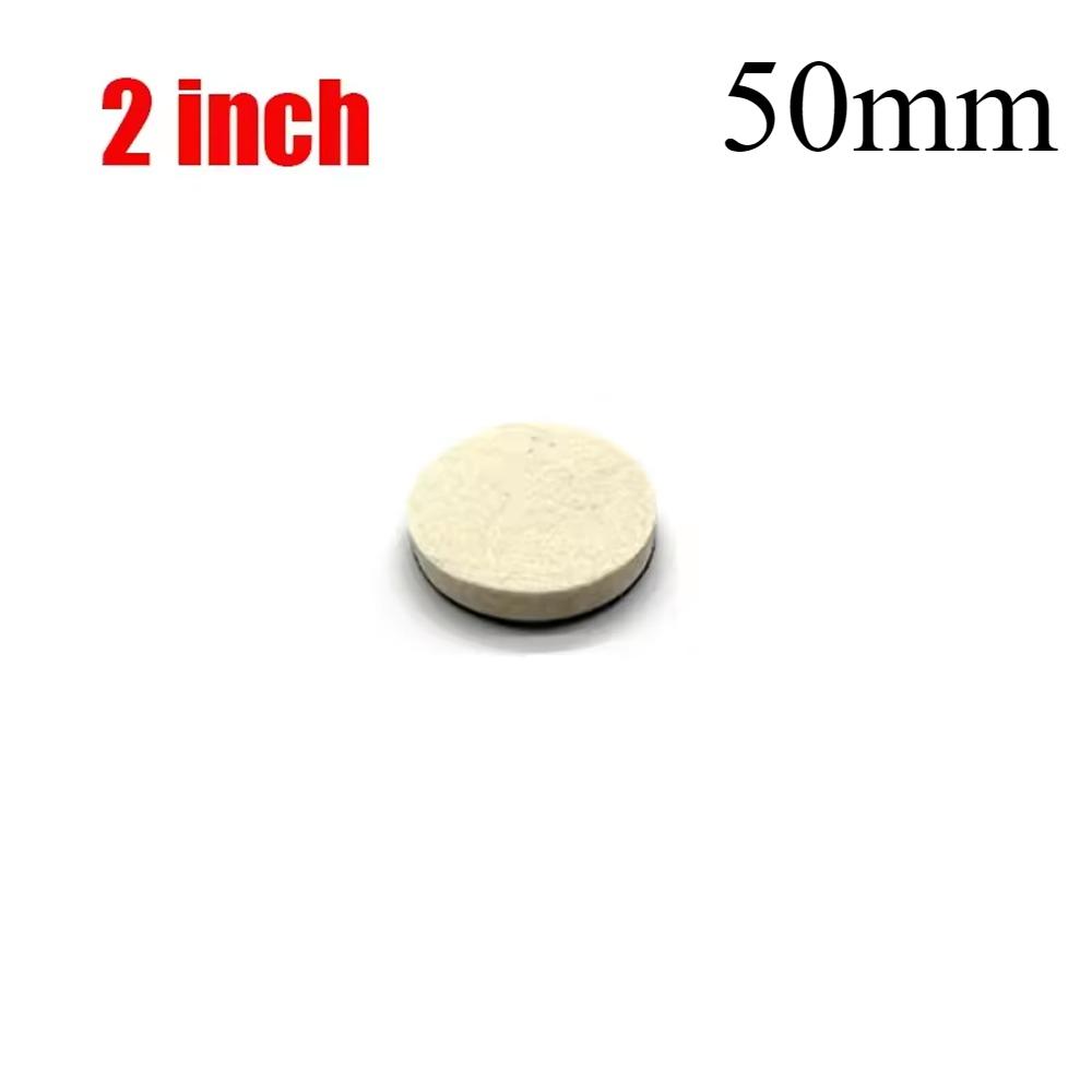 1-20Pcs Wool Felt Polishing Pad 1/2/3/4/5/6/7inch Polish Wheel Pad Drill Adapter for Drill,Fine Polishing of Metal Glass Stone