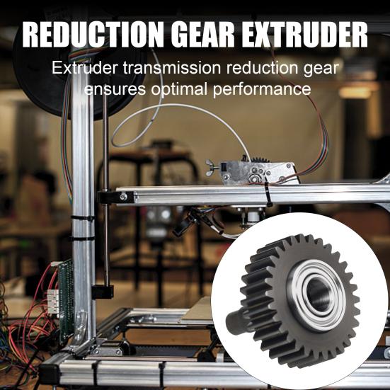 Extruder Gear Replacement Compatible for K1C for Ender3 V3 3D Printer Heavy Duty Metal Reduction Gear 3D Printer Extruder Parts Accessories