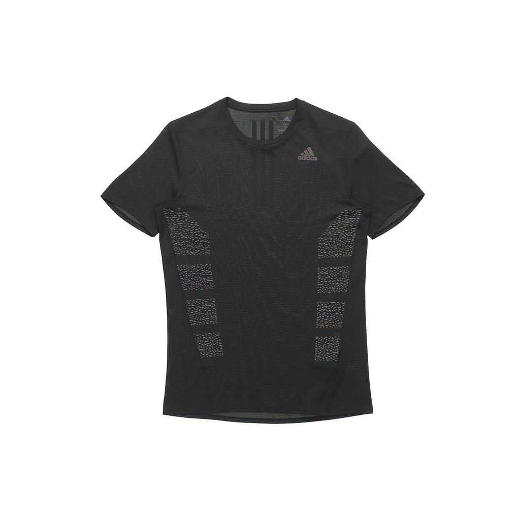Adidas T Shirts Men's Black Crew Neck Moderate Straight Fit CG1130