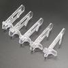 Locking Shelf Clip for Cabinets 40Pcs Clear Plastic Shelf Supports Pegs for Kitchen Bookcases Furniture Hardware