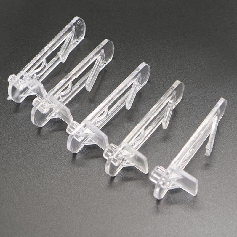 Locking Shelf Clip for Cabinets 40Pcs Clear Plastic Shelf Supports Pegs for Kitchen Bookcases Furniture Hardware