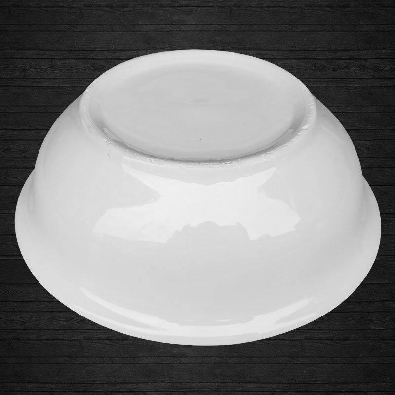 Malatang Large White Porcelain Bowl - Versatile Japanese-Style Ramen, Rice, and Steamed Dish Bowl