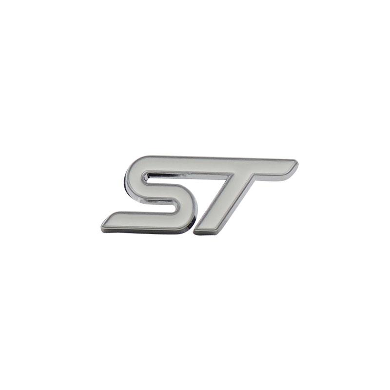 Car Styling ST for Steering Wheel  Car Fender Side trunk Nameplate Decal Emblem Badge Sticker