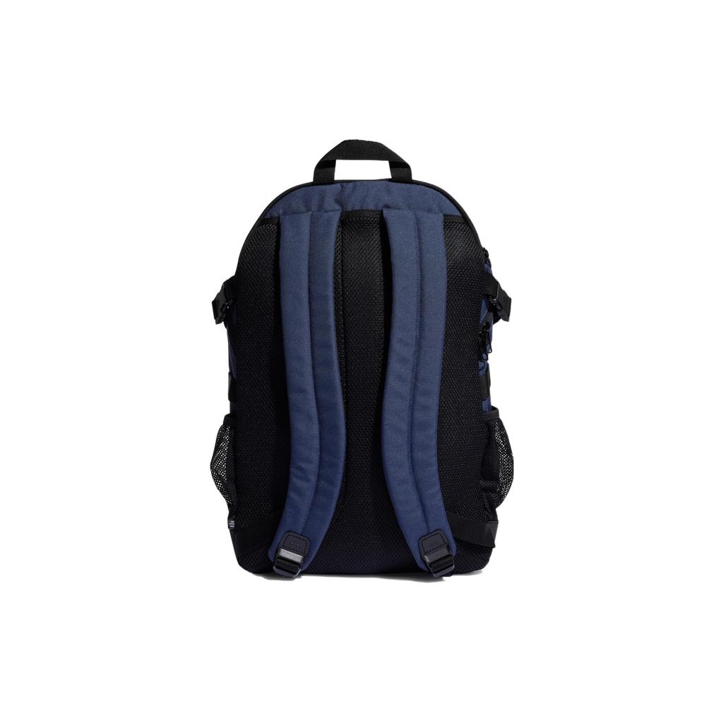 Adidas Power Vi Comfortable Commuting Compression Strap Coated Bottom Backpack Unisex Backpack Dark-Blue White Black HM5132
