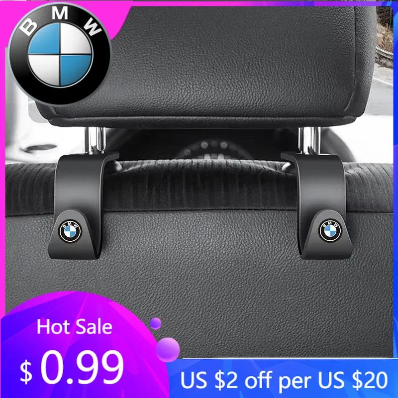 LOCUK1 2026 Car Sticker Car Seat Back Hooks For BMW E36 E46 E90 E60 E39 F30 F10 F20 X5 E70 E53 G30 E91 E92 E93 E87 E83 F25 F10 E92 E38