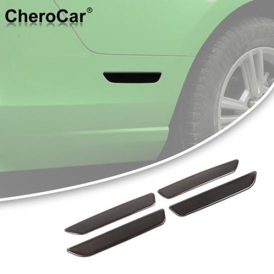 

Wheel Eyebrow Light Panel Trim Lamp Cover Smoked Black For Ford Mustang 2010-14